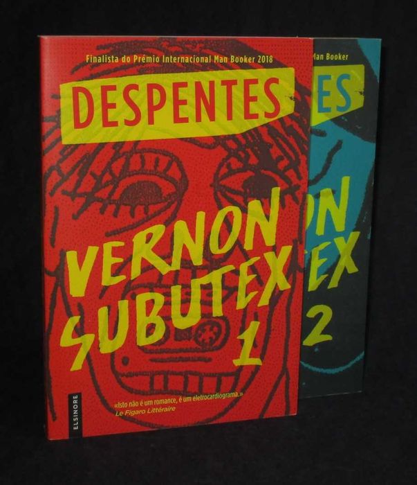 Livro Vernon Subutex Virginie Despentes 2 Volumes