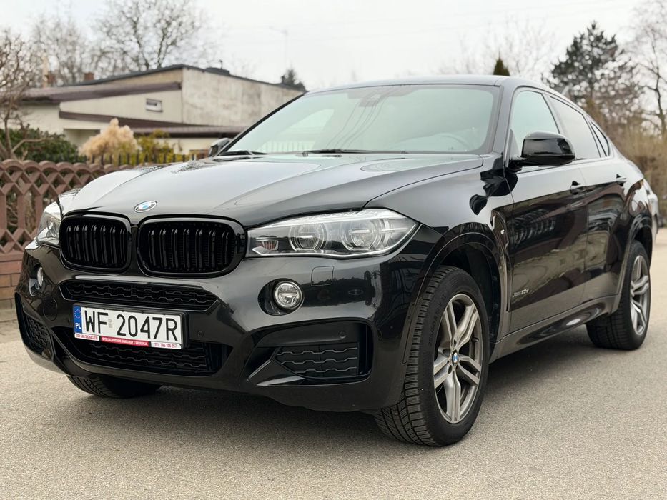 BMW X6 Salon PL FV23% ASO Msport Kamera Adaptive LED Skóra Pamięci