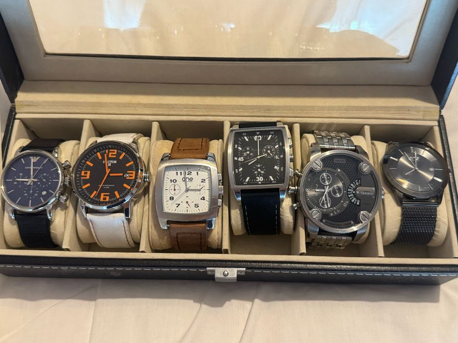 Coleção relogios vendo conjunto ou separado.