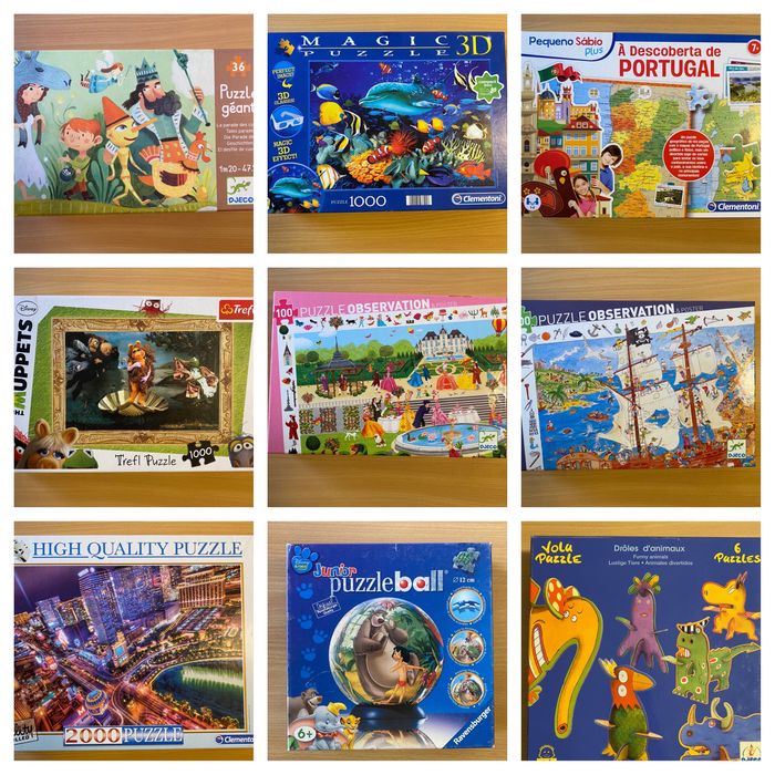 Jogos de Tabuleiro Infantis, Puzzles e Truques de Magia - ATUALIZADO!
