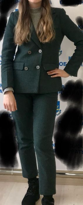 Діловий костюм демісезон/зима, вовна