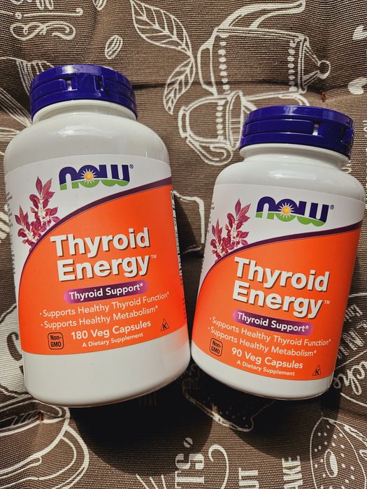Now Foods Thyroid Energy підтримка щитовидної залози, 90 шт