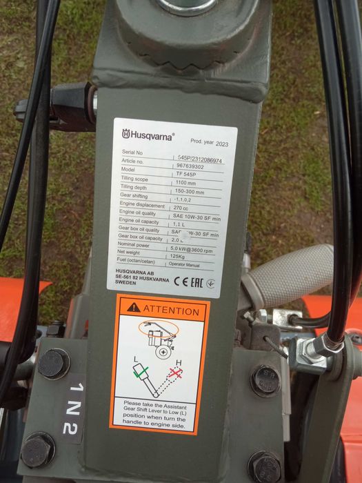 Продам мотоблок Husqvarna TF 545P