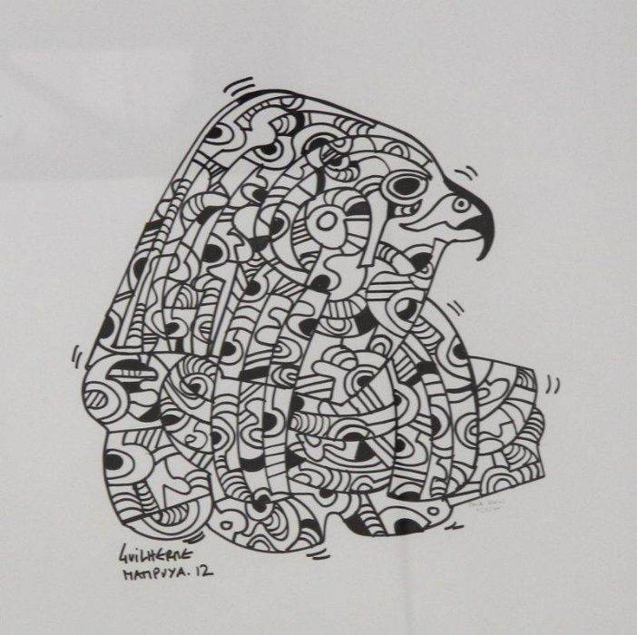 Guilherme Mampuya - Original - Caneta preta sobre papel