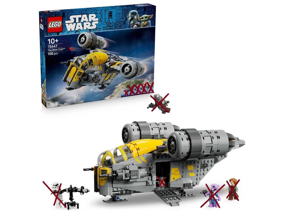 LEGO 75447 Star Wars - The Razor Crest - Brzeszczot (Bez Minifigurek)
