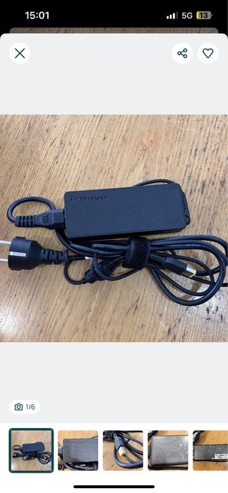 Carregador original Lenovo ADLX9ONLC3A Adaptador