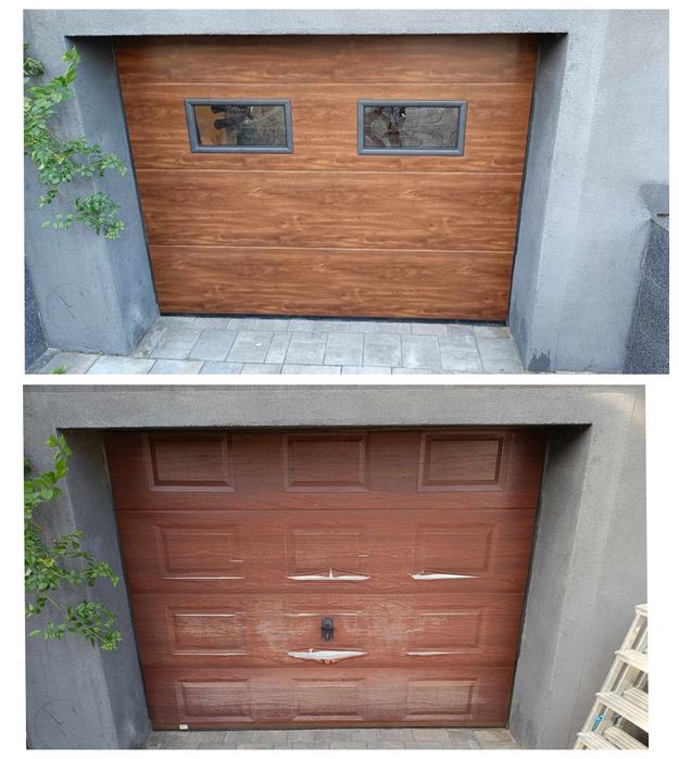 Wymiana paneli w bramie garażowej. Brama garażowa renowacja panele