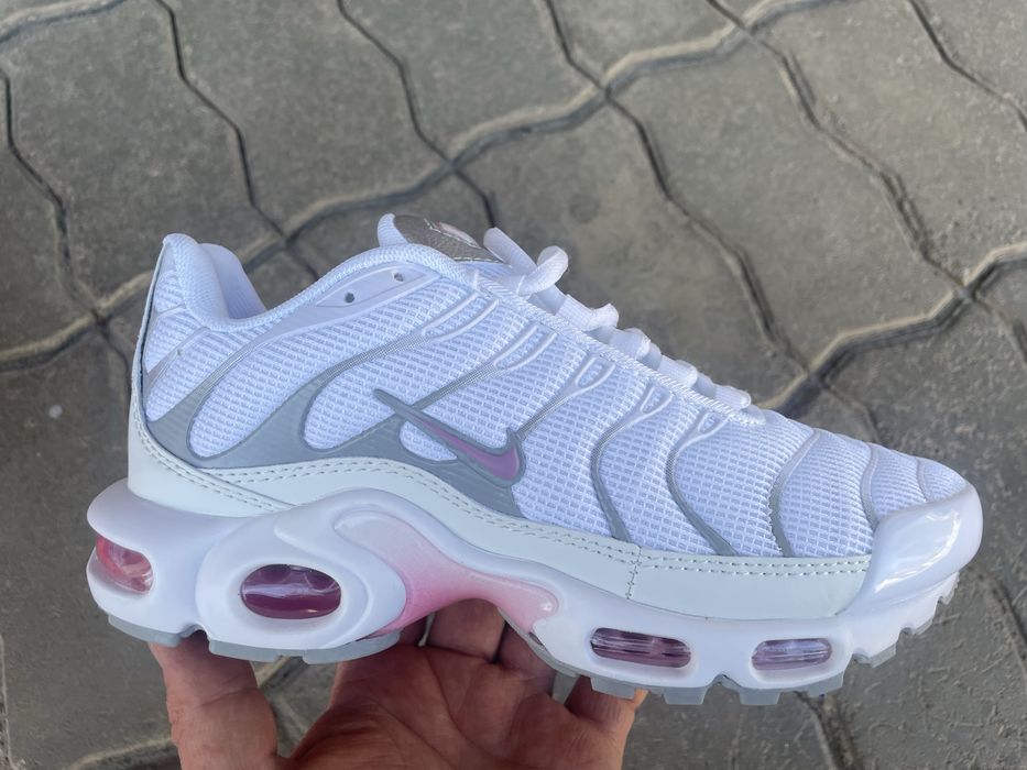 Жіночі кросівки Nikr Air Max Plus Tn white pink grey 37,5-41
