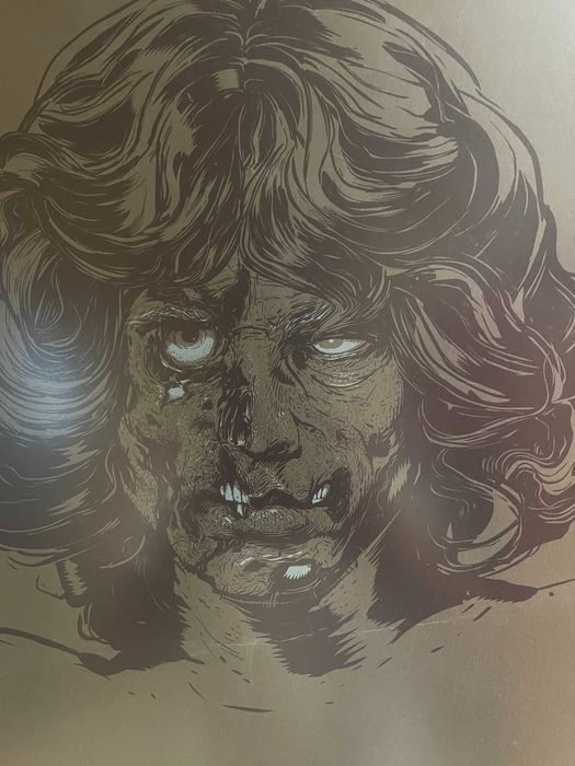 Jim Morrison The Doors zombi unikat plakat PŁONKA TOMEK