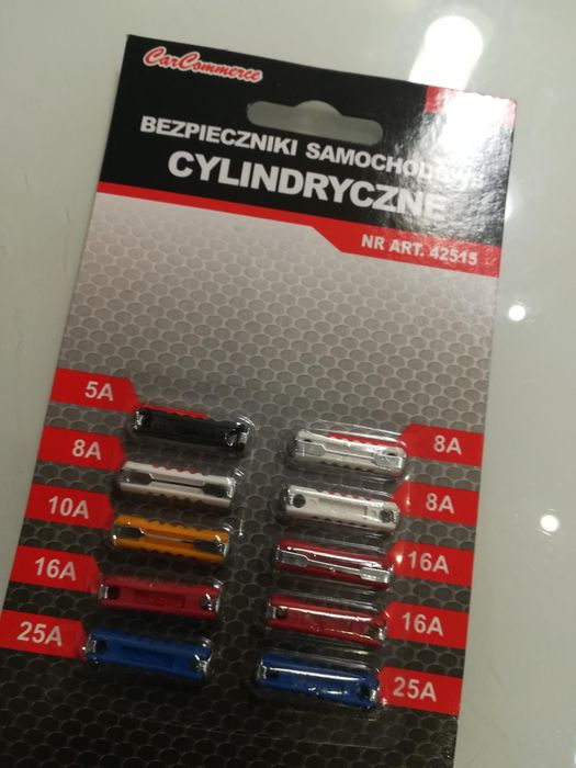 Fiat 126p 126p komplet bezpieczników starego typu