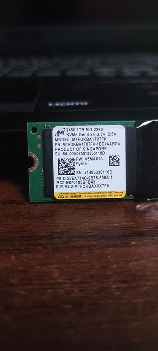 SSD 1TB micron 96%