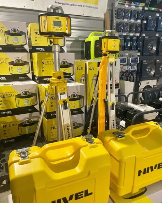 Niwelator Laserowy Nivel System NL 540 DIGITAL, łata, statyw, FV,Nowy