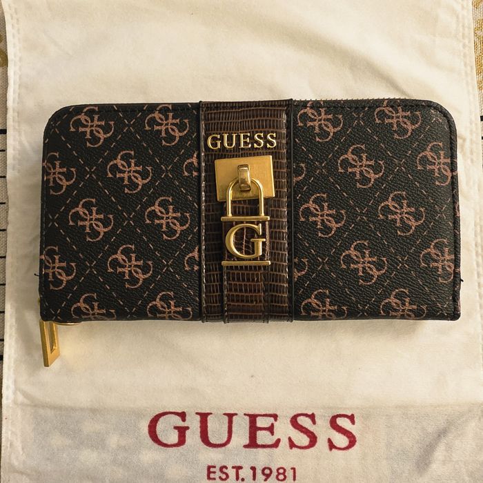 Portfel Ginevra Logo Slg nowy brązowy