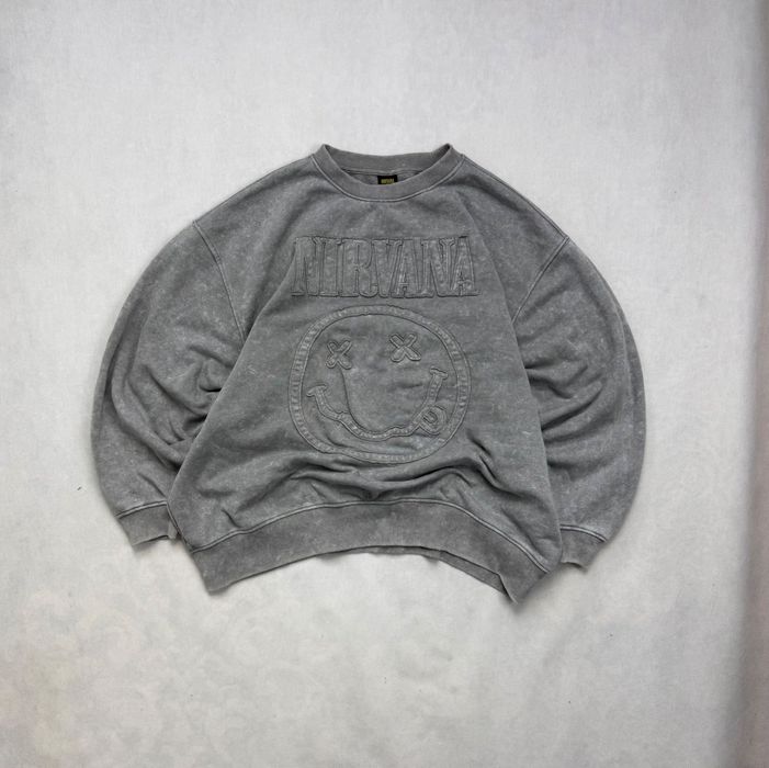 Baggy Bluza Nirvana Big Logo Oversize