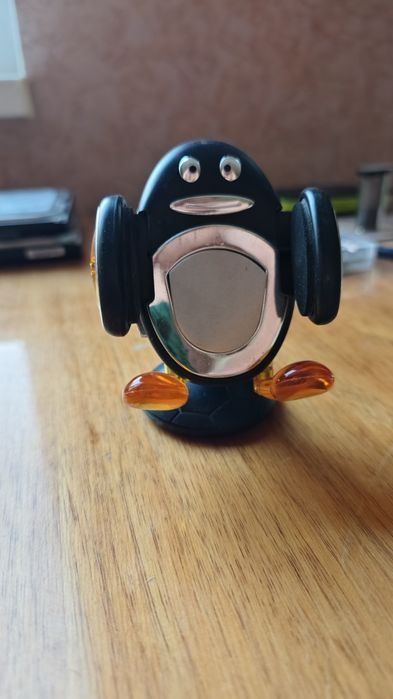 Холдер Пингвин держатель тримач игрушка для телефона соска присоска