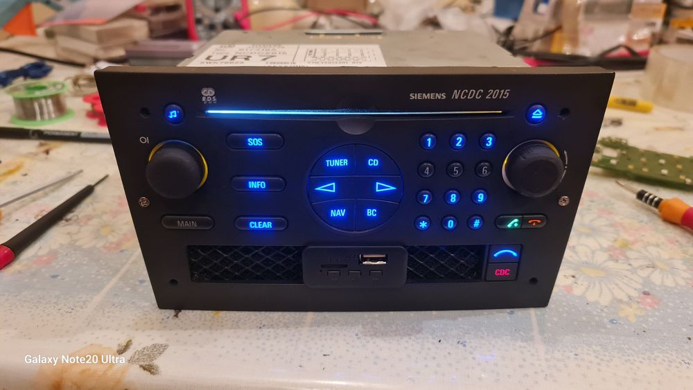 Магнитола Opel Omega с Bluetooth модулем