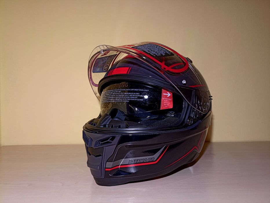 Kask motocyklowy - rozmiar L - kask integralny z blendą - 2025 - tanio