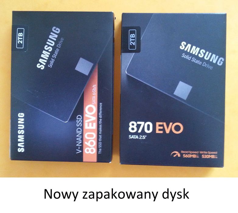 Nowy dysk SSD- SAMSUNG 860 PRO- 2 tb- mam inne.Polecam.