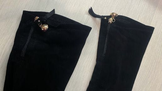 Гарні стильні чоботи ботфорди