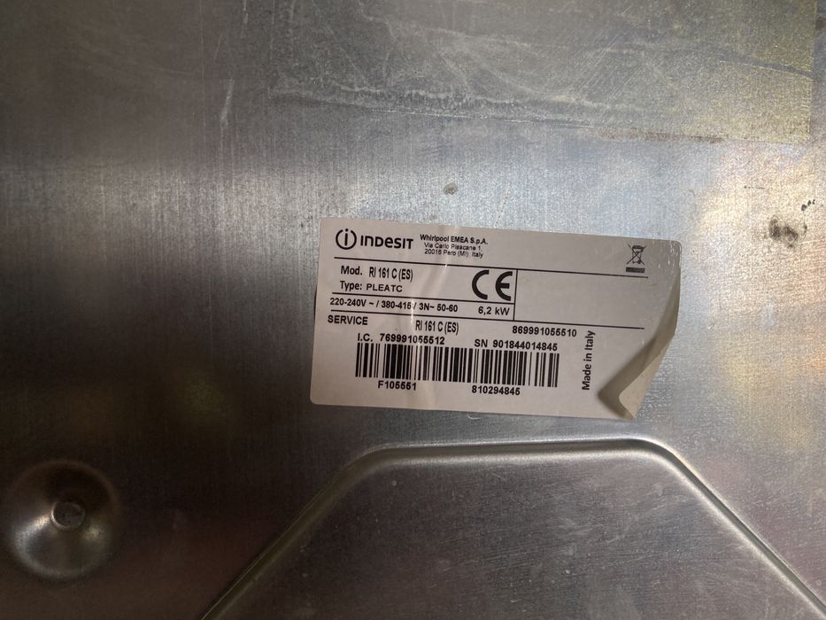 Placa de Indesit RI 161 C ( c/avaria)