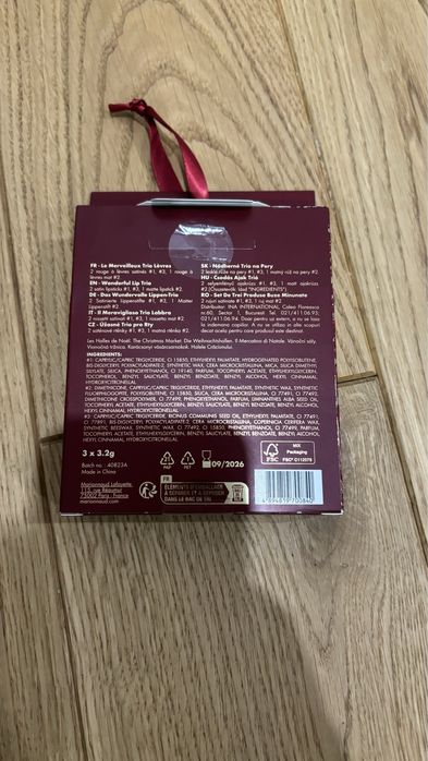 Набір помад Marionnaud