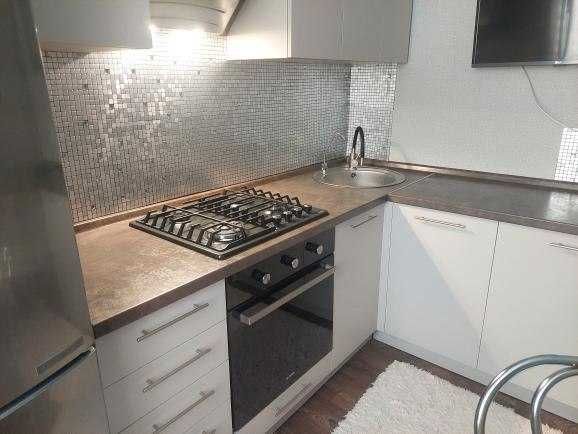 НОВИНКА! Самоклеющаяся алюминиевая плитка 3д плитка "Срібна мозаїка"