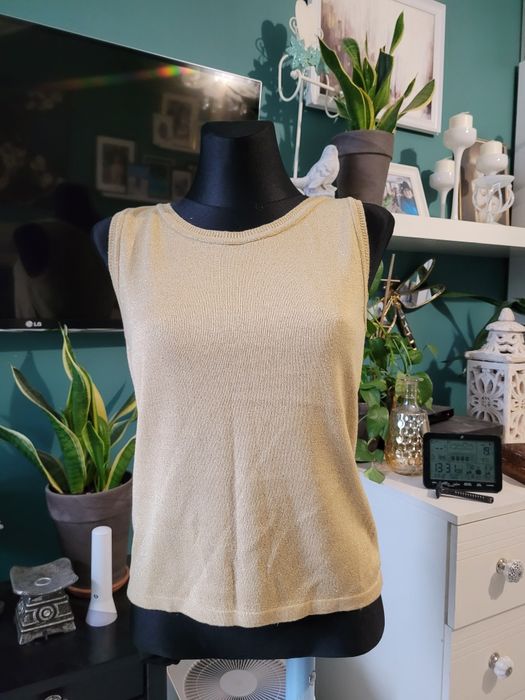 George bluzka kamizelka bezrękawnik złota M-L