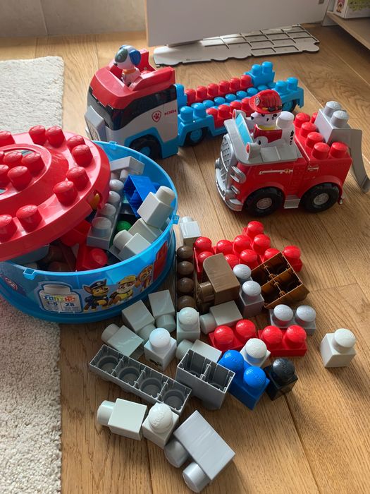 Mega bloks ionix psi patrol klocki dla chłopca super mega zestaw