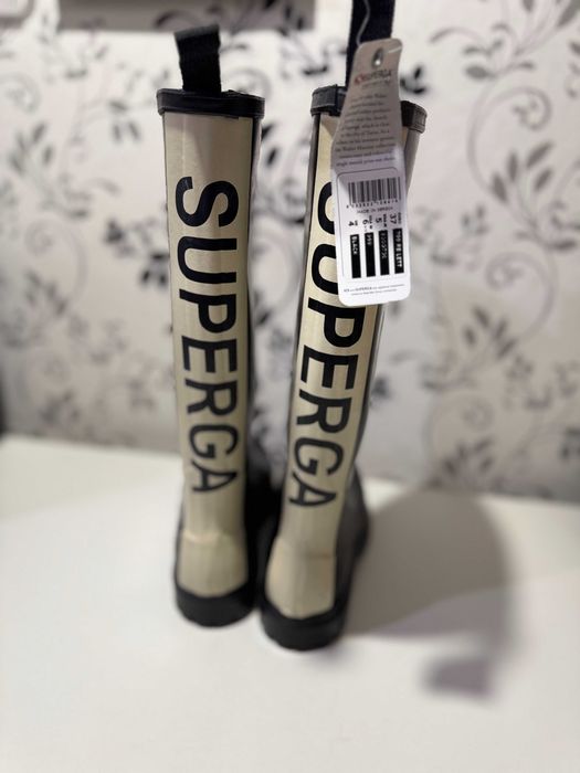 Жіночі гумові чобітки Superga, 37р, 40р