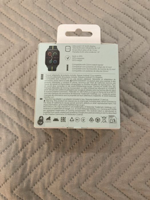 Relogio moto wathc fit