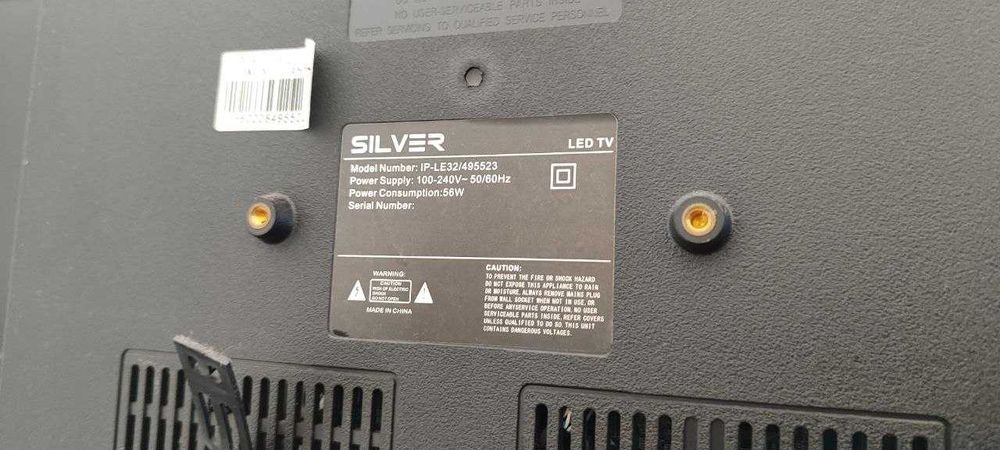 TV Silver LED TV 32" Polegadas com comando Digital