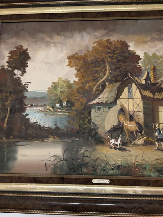 Quadro Oleo A Gomes