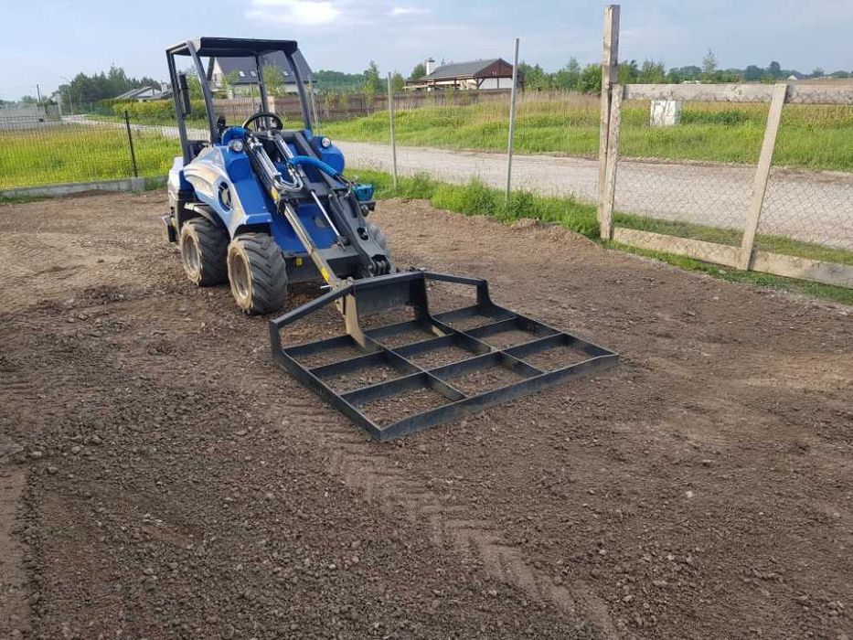 Mini ładowarka, plantowanie ziemi, wykopy liniowe, niwelacja terenu,karczowanie
