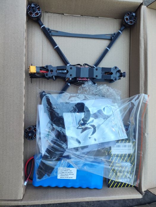 FPV-дрон 10" з батареєю 12 000 mAh