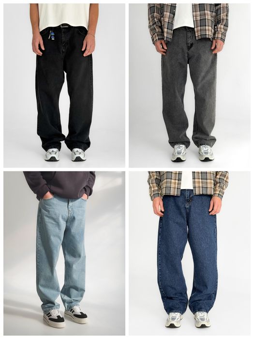 Джинси чоловічі baggy jeans, широкие джинсы мужские реп rap sk8 L