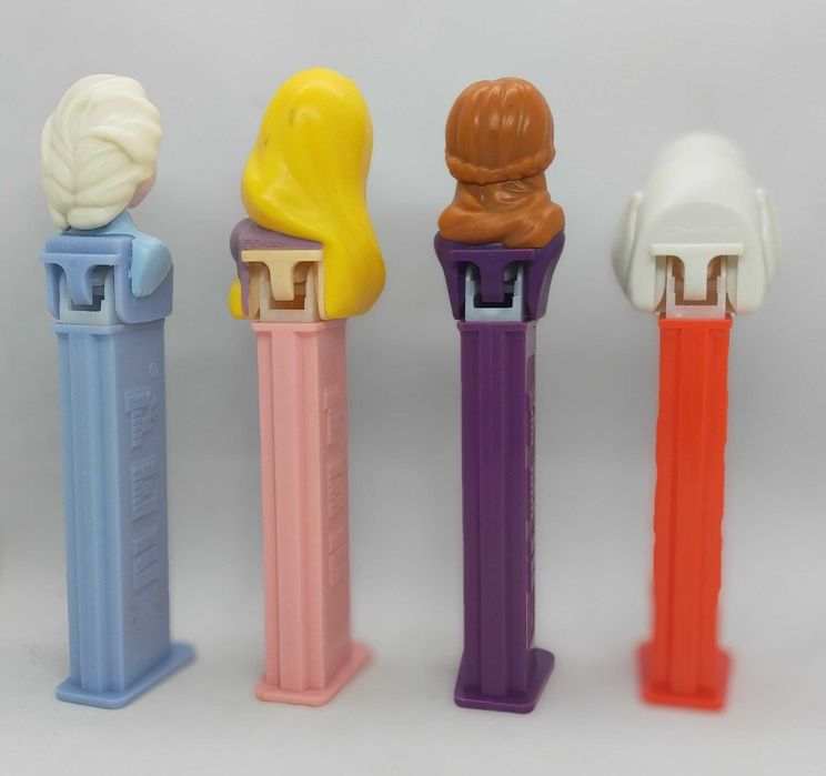 Dispensador Pez- Elsa, Rapunzel, Anna e Fantasma Branco