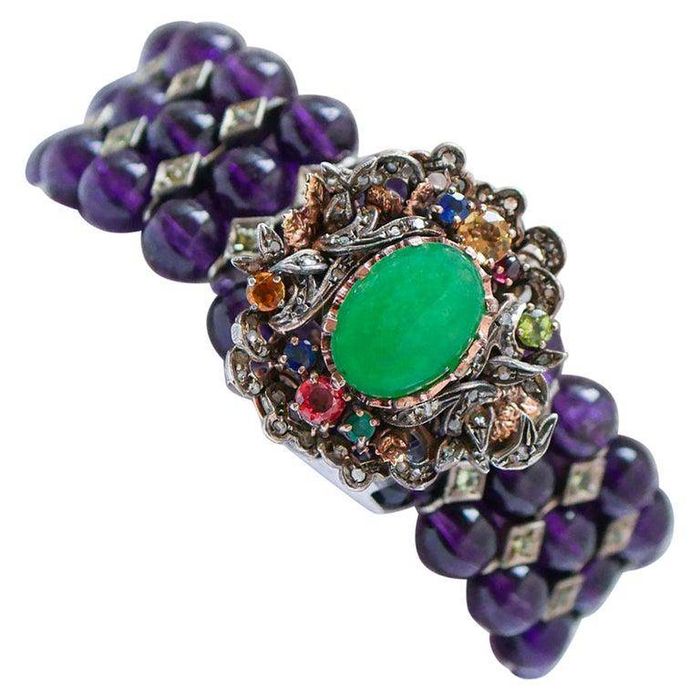 Joias - Pulseira de Ouro e prata 6