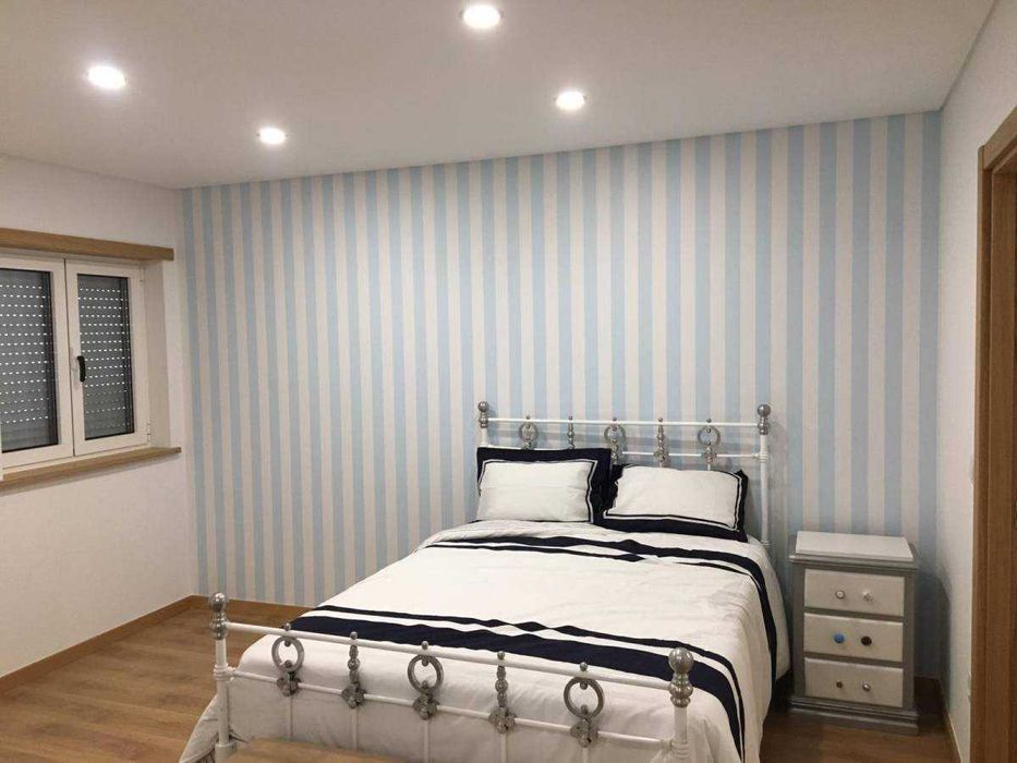 Aplicação de papel de parede