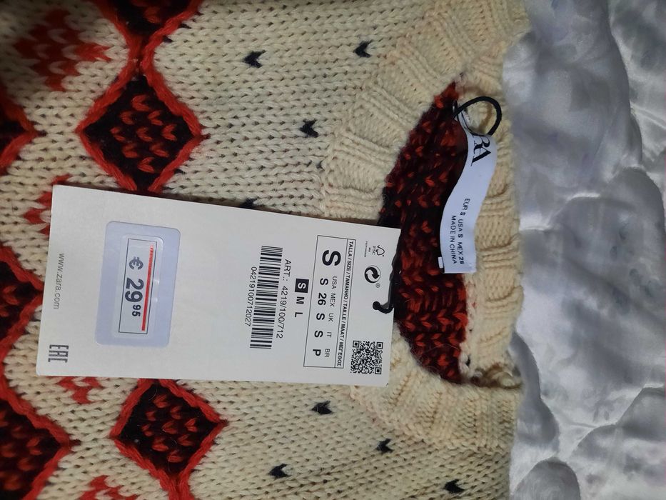 Camisola Zara tam.S nova com etiqueta