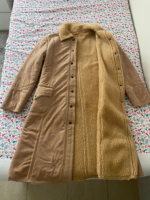 Casaco de pelo no interior