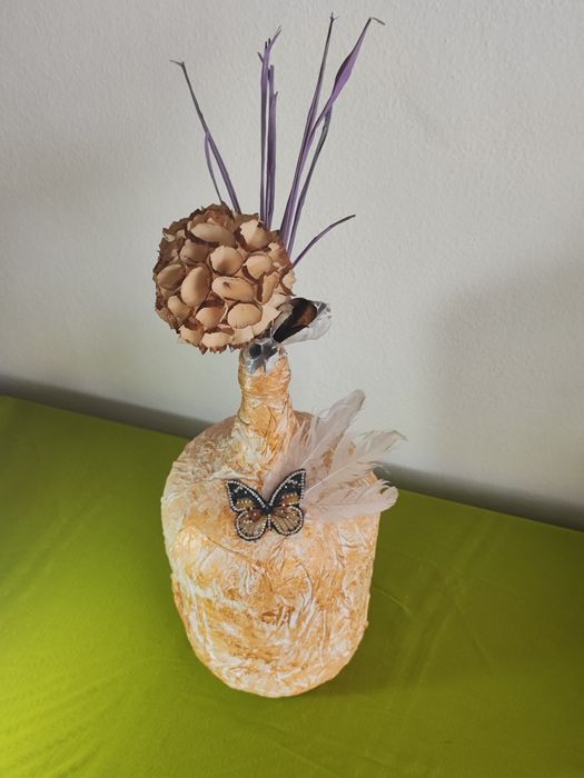 Vaso Borboleta Cobre