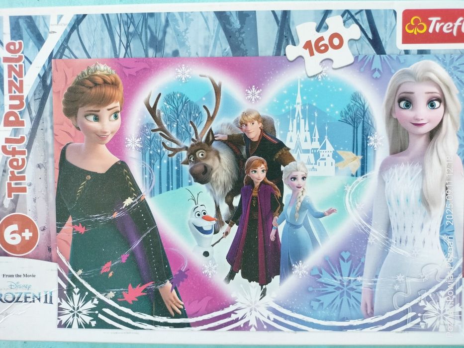 Puzzle Frozen ll, Kraina lodu ll trefl 6+, 160