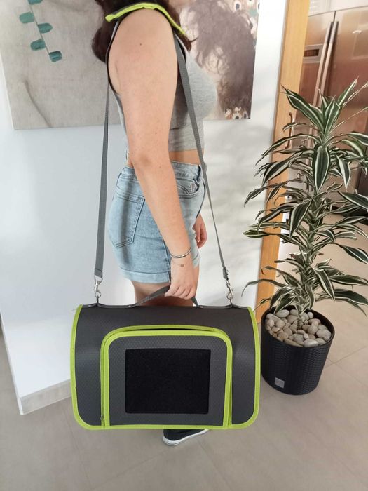 Transportadora gatos ou cães. Moderna, bonita e prática!