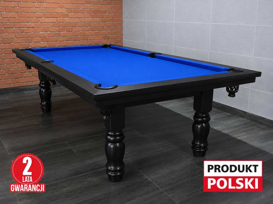 Stół Bilardowy KRONOS 7 FT - dębowy -noga toczona z płytą kamienną