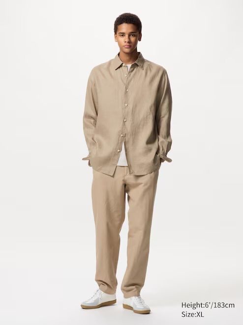 Штани льняні Uniqlo Linen Pants (M)