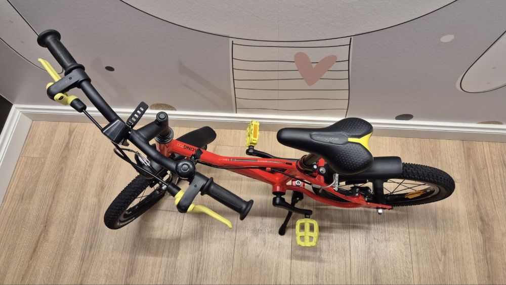 Rower dziecięcy B’twin 900 Alu Racing 16” super lekki 7,3 kg gwarancja