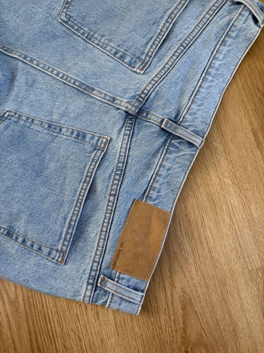 jeansy asos z szeroką nogawką xxl