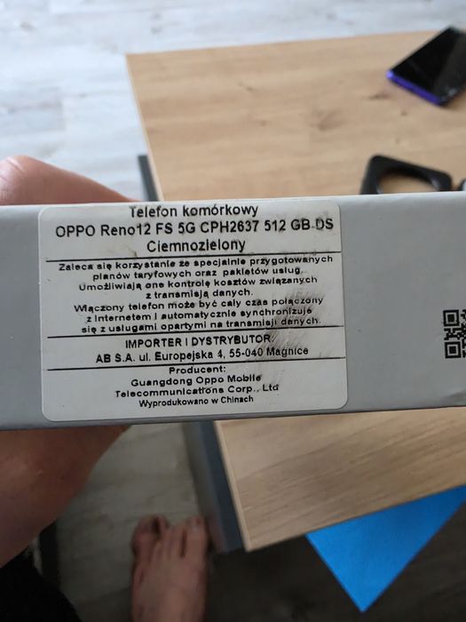 Sprzedam smartfon OPPO 12 FS 5G 512 GB