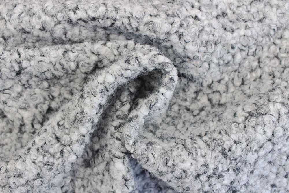 Тканина пальтова букле AT-397, ткань пальтовая букле