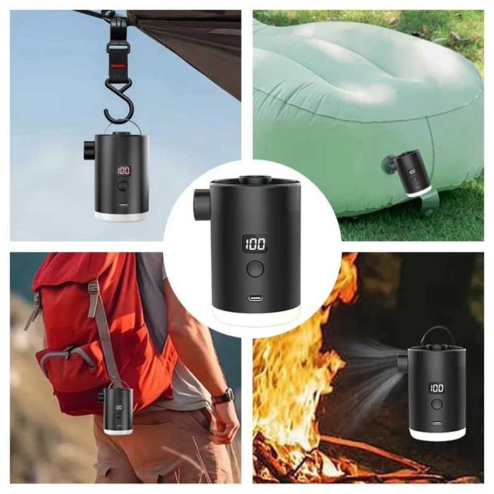 Elektryczna pompka do materaca piłki basenu akumulatorowa usb